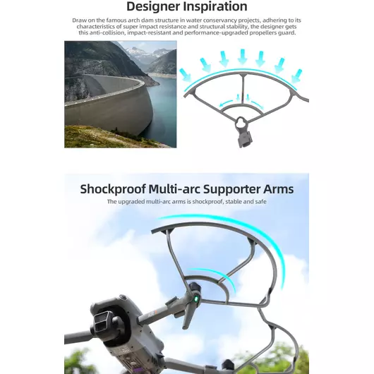 50CAL Propellerschutz für DJI Air 3 Drohne