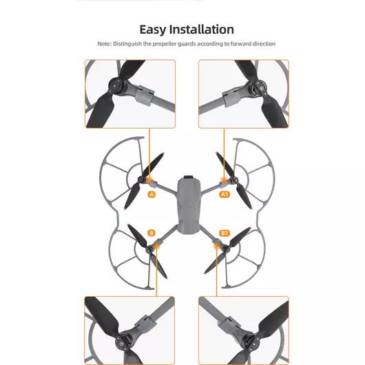50CAL Propellerschutz für DJI Air 3 Drohne