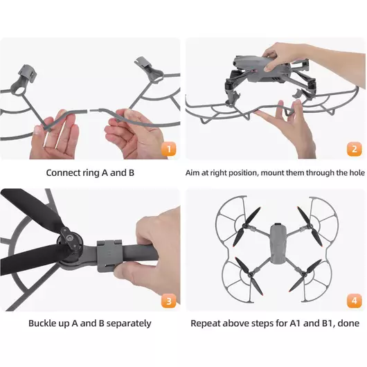 50CAL Propellerschutz für DJI Air 3 Drohne