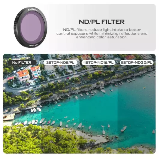 Freewell DJI Neo Magnetische Hybridfilter Bright Day - 3er-Pack