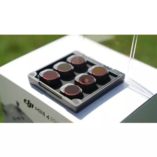Freewell Bright Day Filter ND/PL-Filter-Kit (6 Stück) für die DJI Mini 4 Pro-Kameradrohne