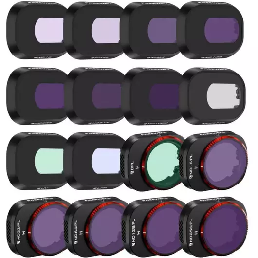 Freewell Filters Mega Kit (16 Stück) für DJI Mini 4 Pro Kameradrohne