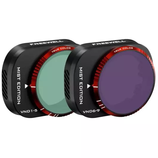 Freewell Var ND (ME) 1-5/6-9 Blendenfilter-Set (2 Stück) für DJI Mini 4 Pro Kameradrohne