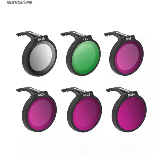 50CAL 6er-Set Filter – MCUV, CPL, ND8, ND16, ND32, ND64 für DJI Neo