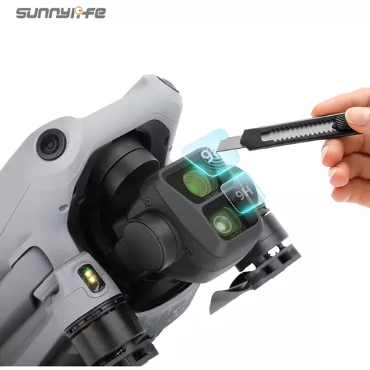 50CAL Kameraobjektivschutz für DJI Air 3 Drohne (1 Set-Kombination)