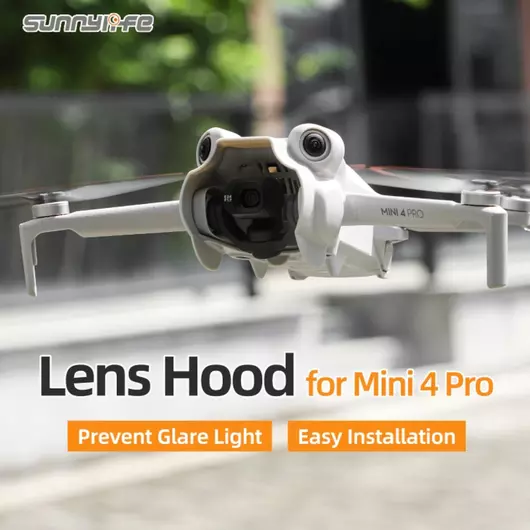 50CAL Sonnenschutz-Gimbal-Schutzhülle Schwarz, passend für DJI Mini 4 Pro Drohne