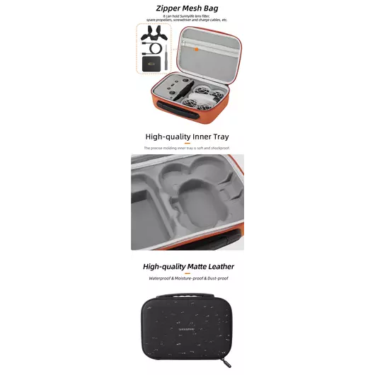 50CAL Tragbare Tragetasche Combo - Schützende Hardcase-Reisetasche für DJI Neo FPV-Drohne