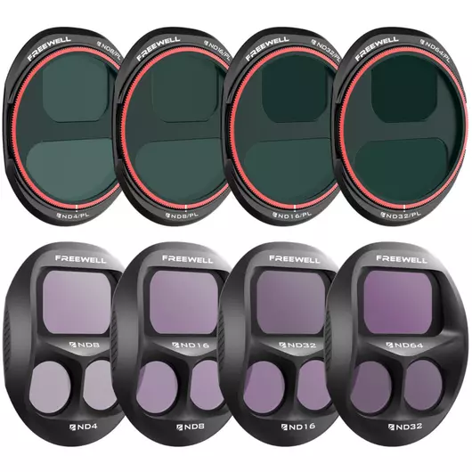 Freewell Split Filters All Day 8-teiliges Set für DJI Mavic 4 Pro Drohne