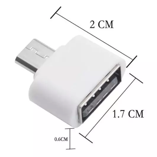 50CAL OTG Adapter Micro-USB-B auf USB-A Buchse (schwarz)